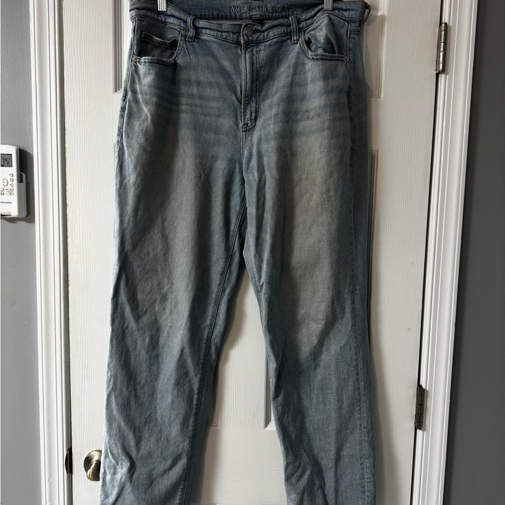 American Eagle Outfitters Women's High Rise Blue Jeans